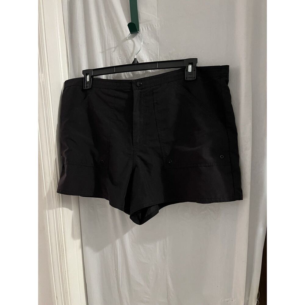 maxine of hollywood Black Swim Shorts Sz 18